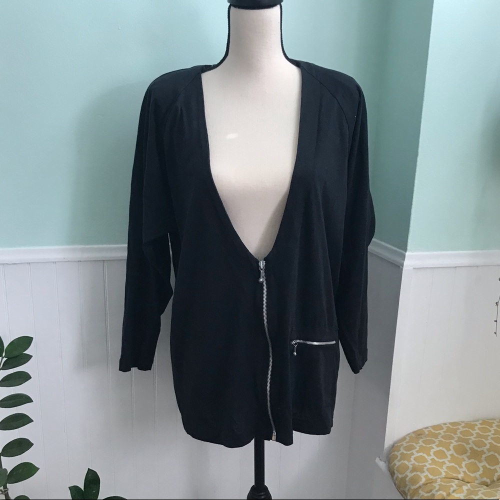 Vintage LA Annex black cardigan S